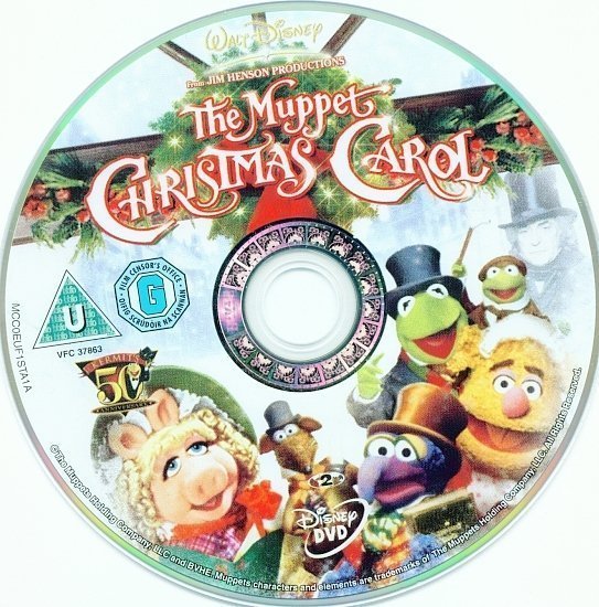 dvd cover The Muppet Christmas Carol (1992) R2