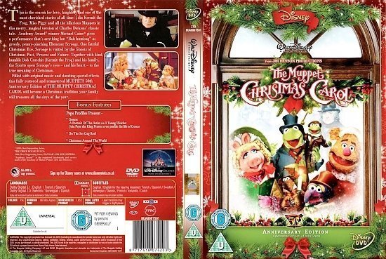 dvd cover The Muppet Christmas Carol (1992) R2
