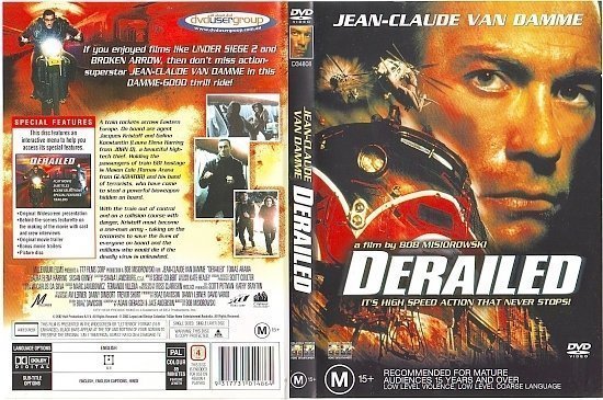 dvd cover Derailed (2002) WS R4