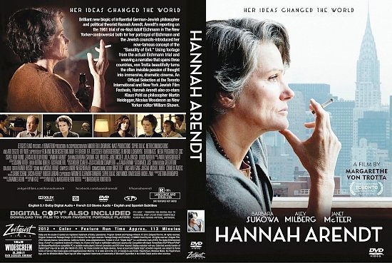 dvd cover Hannah Arendt R1