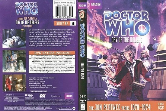 dvd cover Doctor Who Day Of The Daleks