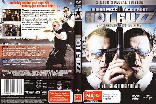 dvd cover Hot Fuzz (2007) WS R4