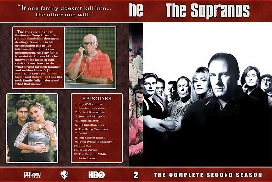 dvd cover Sopranos 2