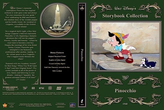dvd cover Pinocchio3
