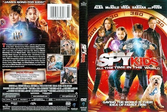 dvd cover Spy Kids 4 All The Time In The World