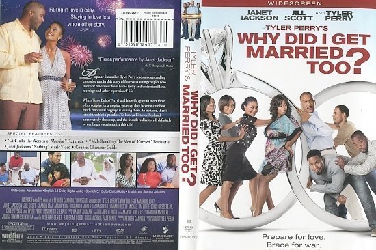 dvd cover Why Did I Get Married Too? (2010) WS R1