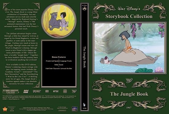 dvd cover Jungle Book 1999