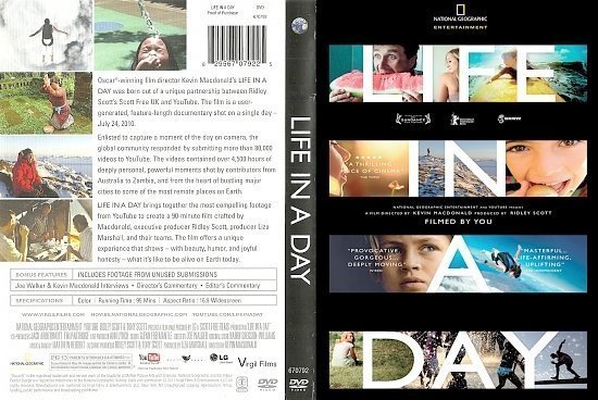 dvd cover Life In A Day (2011) R1