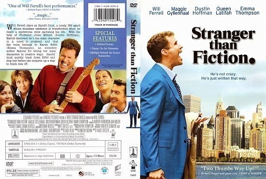 dvd cover Stranger Than Fiction (2006) WS R1
