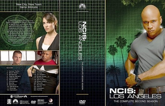 dvd cover NCIS Los Angeles Season 2 large