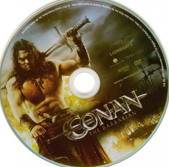 dvd cover Conan the Barbarian (2011) R1