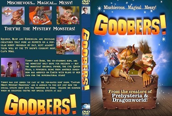 dvd cover Mystery Monsters (Goobers!) (1997-PG) R0 Custom