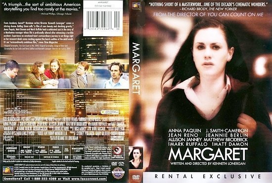 dvd cover Margaret