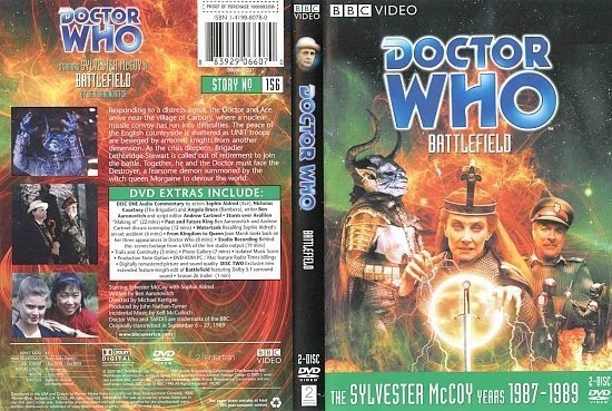 dvd cover Doctor Who Battlefield
