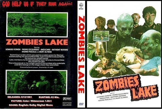 dvd cover Zombies Lake