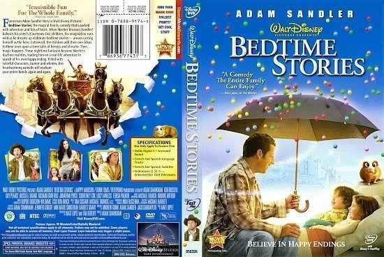 dvd cover Bedtime Stories (2008) R1