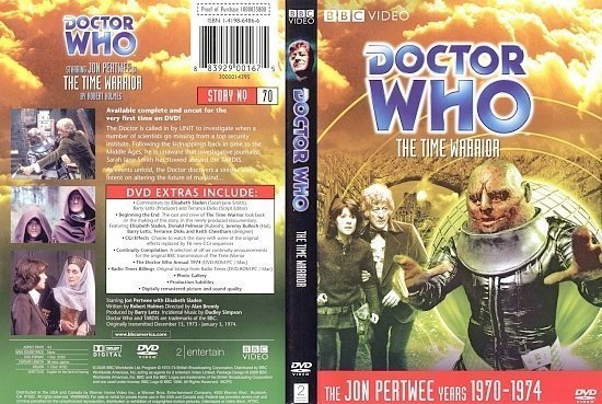 dvd cover Doctor Who The Time Warrior