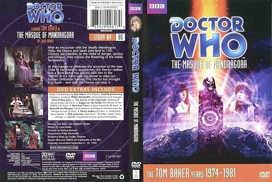 dvd cover Doctor Who The Masque Of Mandragora