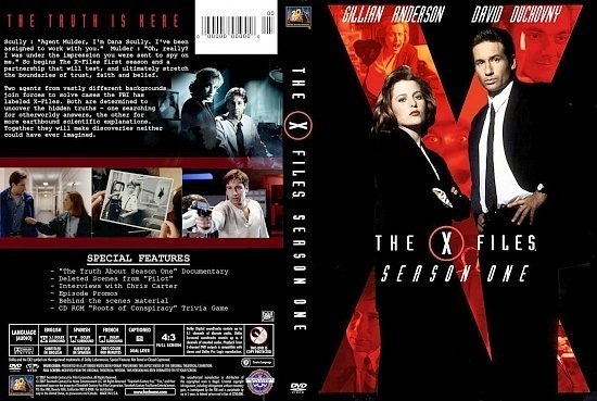 dvd cover X Files Season One