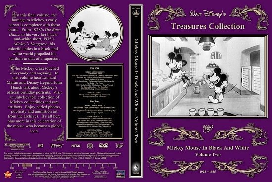 dvd cover Mickey Mouse In Black & White Volume Two