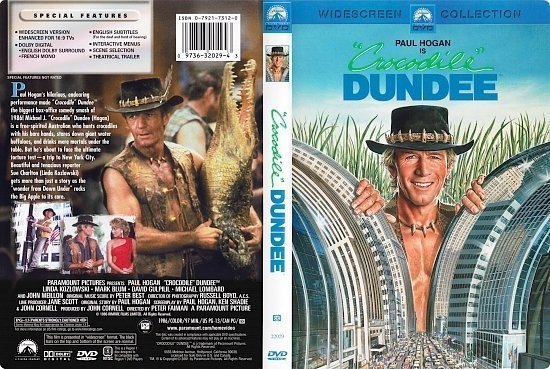 dvd cover Crocodile Dundee (1986) WS R1