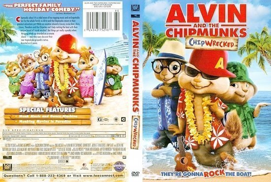 dvd cover Alvin And The Chipmunks Chipwrecked1