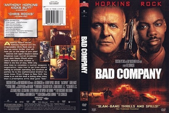 dvd cover Bad Company (2002) WS R1