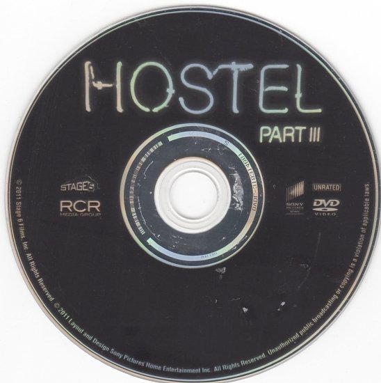dvd cover Hostel: Part III (2011) WS UR R1