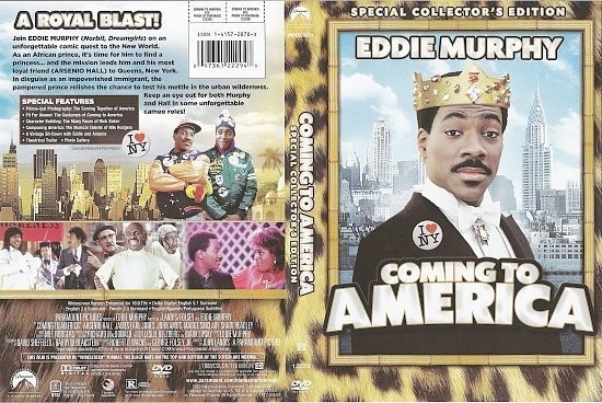 dvd cover Coming to America (1988) WS R1