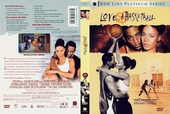 dvd cover Love And Basketball