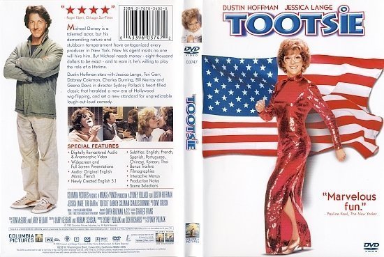 dvd cover Tootsie (1982) R1
