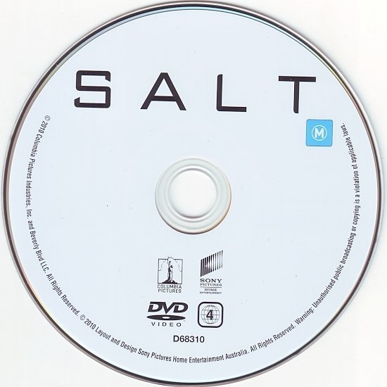 dvd cover Salt (2010) WS R4