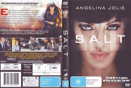 dvd cover Salt (2010) WS R4