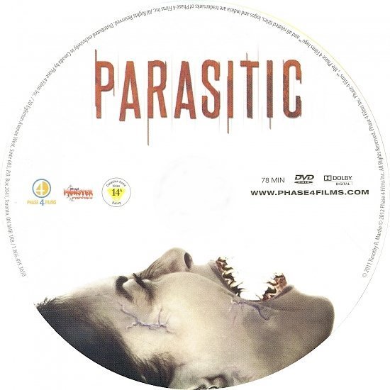 dvd cover Parasitic (2010) R1