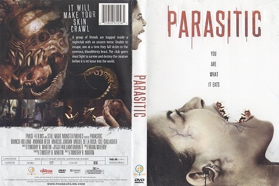 dvd cover Parasitic (2010) R1