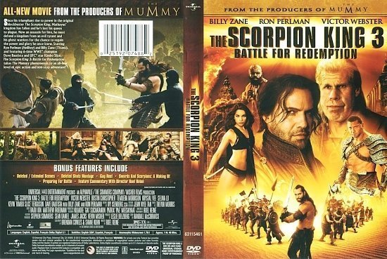 dvd cover The Scorpion King 3 Battle For Redemption