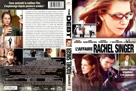 dvd cover L Affaire Rachel Singer The Debt French English
