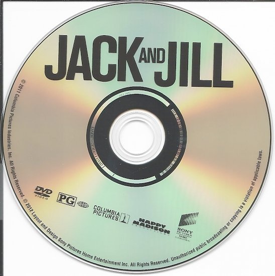 dvd cover Jack And Jill (2011) WS R1