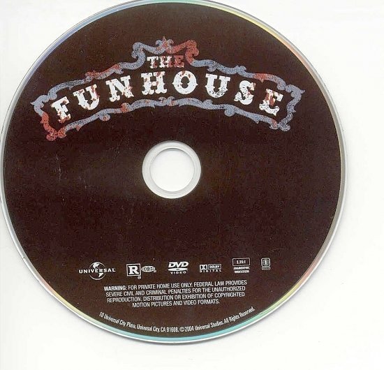 dvd cover The Funhouse (1981) WS R1