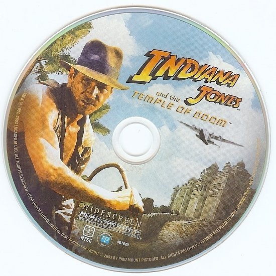 dvd cover Indiana Jones and the Temple of Doom (1984) WS R1