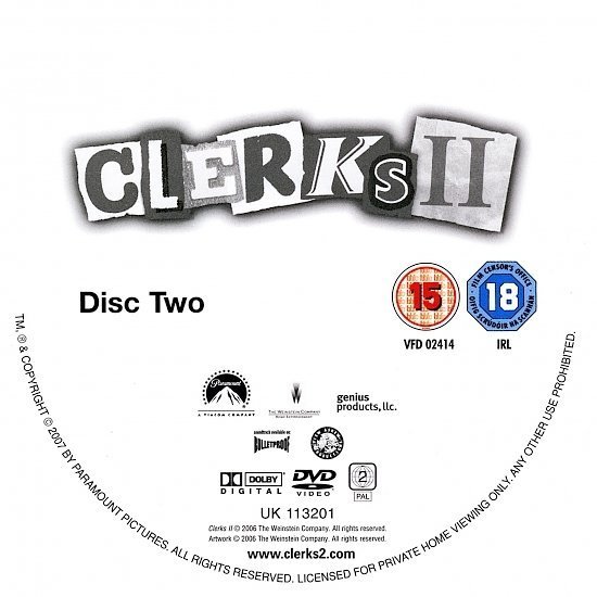 dvd cover Clerks II (2006) WS R2