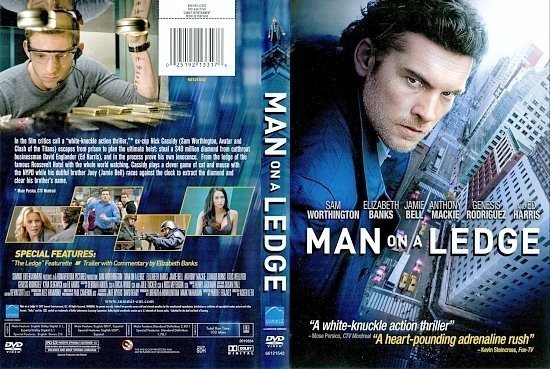 dvd cover Man On A Ledge1