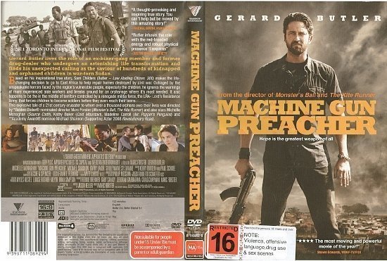 dvd cover Machine Gun Preacher (2011) WS R4
