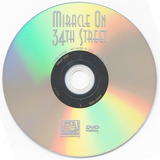 dvd cover Miracle on 34th Street (1947) R1