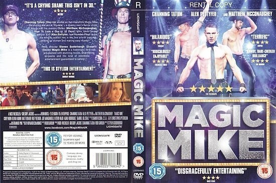 dvd cover Magic Mike R1 & R2