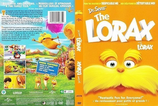 dvd cover The lorax Le Lorax