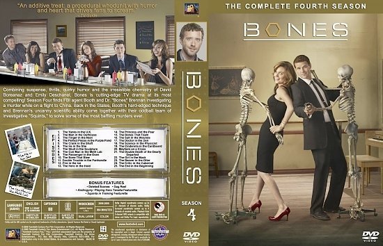 dvd cover Bones Season 4