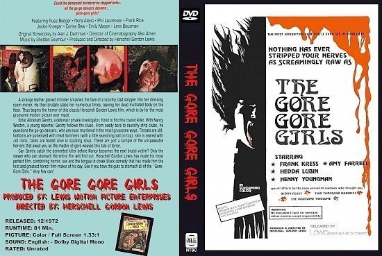dvd cover The Gore Gore Girls