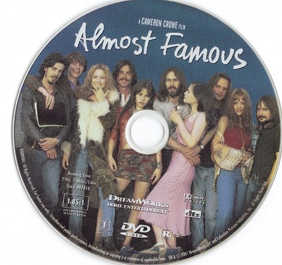 dvd cover Almost Famous (2000) WS R1