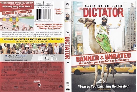 dvd cover The Dictator UR WS R1